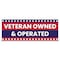 Signmission Veteran Owned & Operated Banner Concession Stand Food Truck Single Sided B-96-30175 - alternate 1